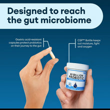 Load image into Gallery viewer, Probiotics 60 Billion CFU 10 Strains Organic Prebiotics - Immune, Digestive Gut Health - Supports Occasional Constipation, Diarrhea, Gas & Bloating - For Women & Men - 30ct
