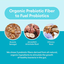 Load image into Gallery viewer, Probiotics 60 Billion CFU 10 Strains Organic Prebiotics - Immune, Digestive Gut Health - Supports Occasional Constipation, Diarrhea, Gas & Bloating - For Women & Men - 30ct